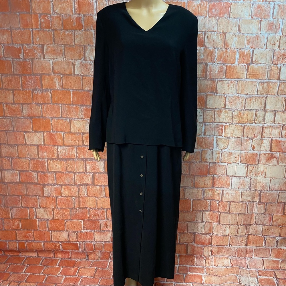 Kasper Vintage Popover Maxi Dress